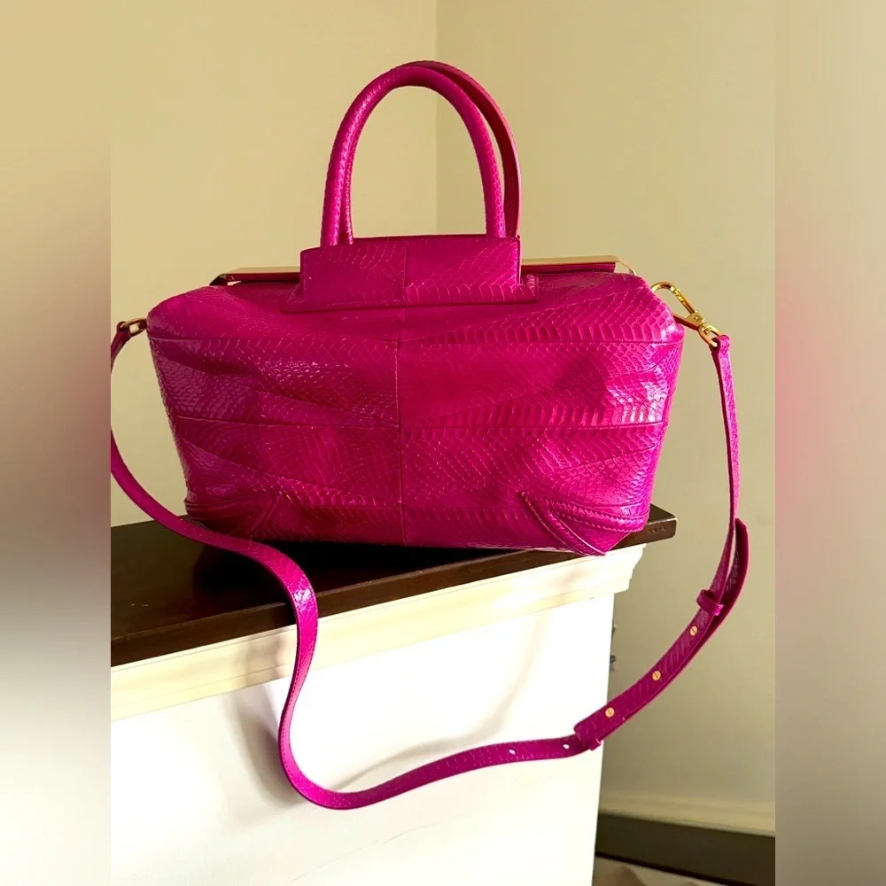 Brian Atwood Bags | Brian Atwood Genuine Snakeskin Bag Color: Magenta